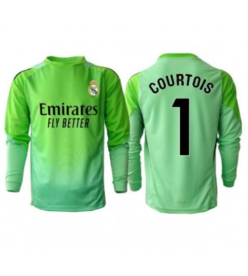 Real Madrid Thibaut Courtois #1 Målmand Udebanetrøje 2025-26 Langærmet